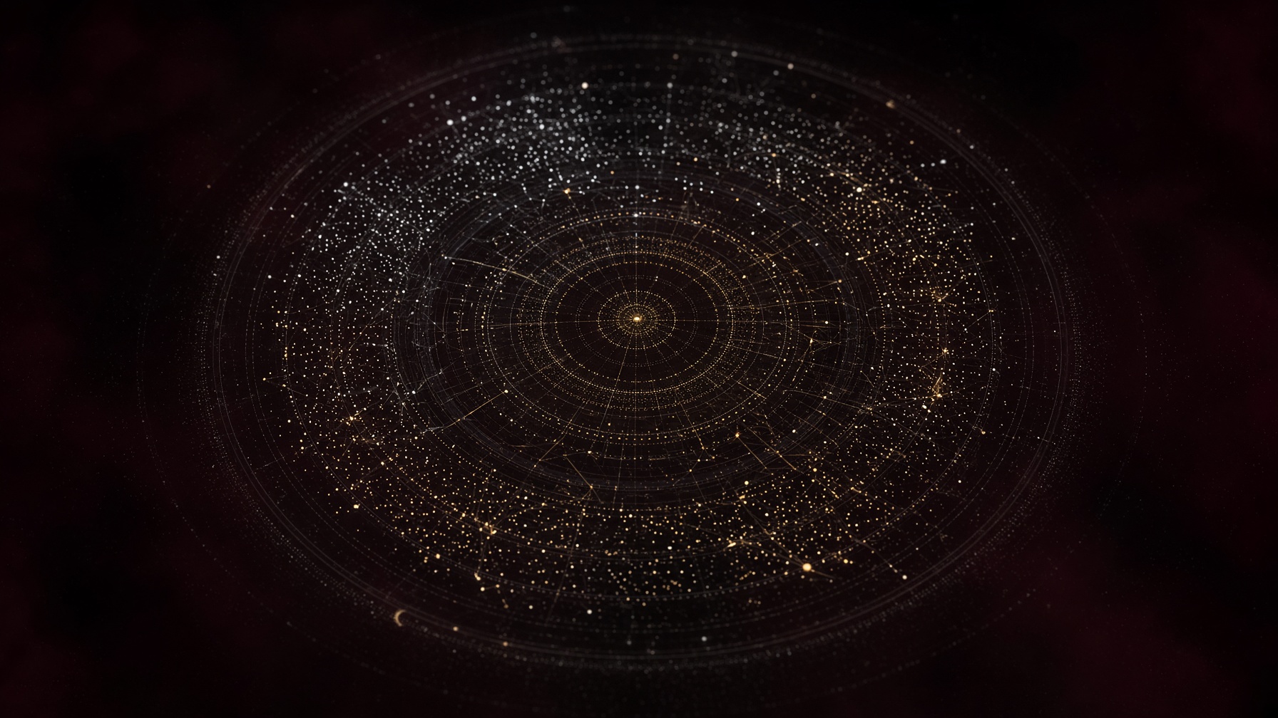 A circular radar-style visualization of Grok Bot agents